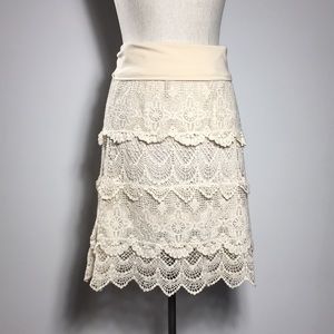 Beautiful lace lined skirt
